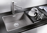 BLANCO SUBLINE 500-F SILGRANIT ohne Ablauffernbedienung schwarz 525994