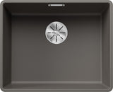BLANCO SUBLINE 500-F SILGRANIT ohne Ablauffernbedienung vulkangrau 527352
