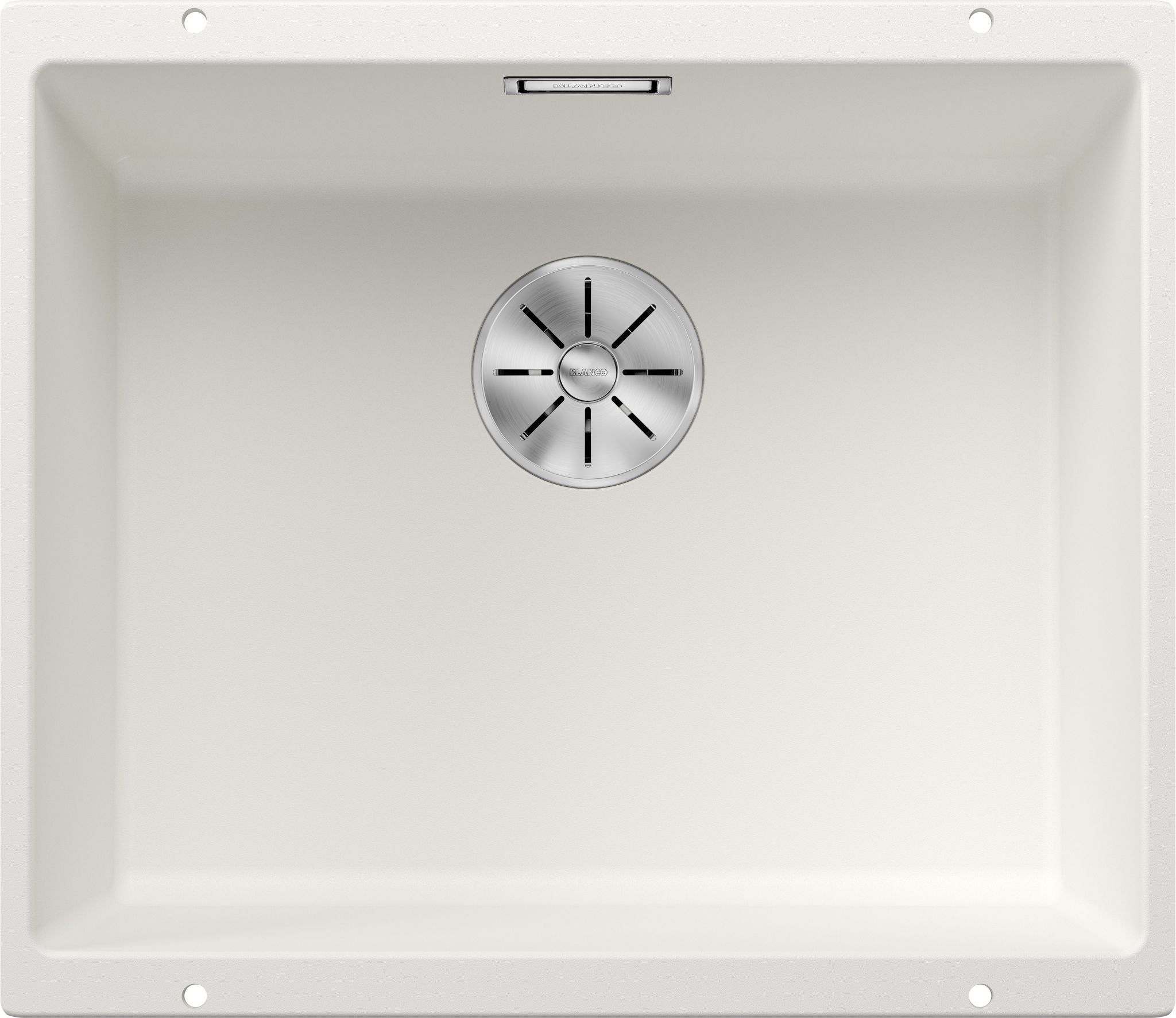 BLANCO SUBLINE 500-U SILGRANIT ohne Ablauffernbedienung weiß 523436