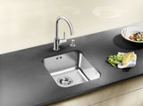 BLANCO SUPRA 340-U Edelstahl Bürstfinish ohne Ablauffernbedienung 518199