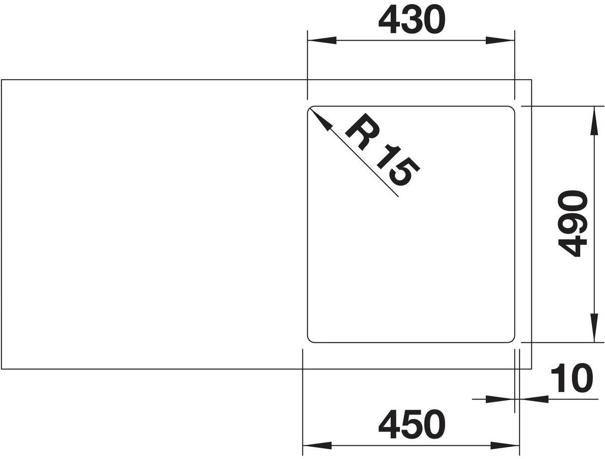 SUPRA 400-IF/A R12 Edelstahl Bürstfinish ohne Ablauffernbedienung 526352
