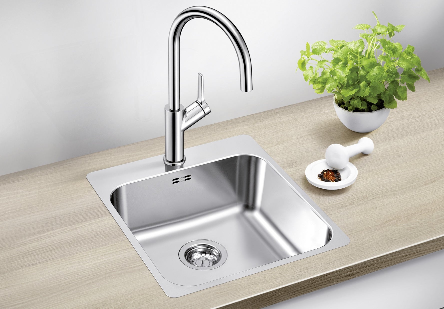 SUPRA 400-IF/A R12 Edelstahl Bürstfinish ohne Ablauffernbedienung 526352