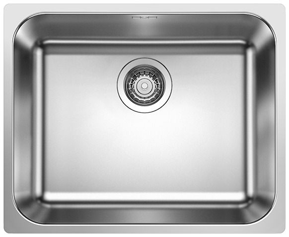 BLANCO SUPRA 500-IF R12 Edelstahl Bürstfinish ohne Ablauffernbedienung 526351