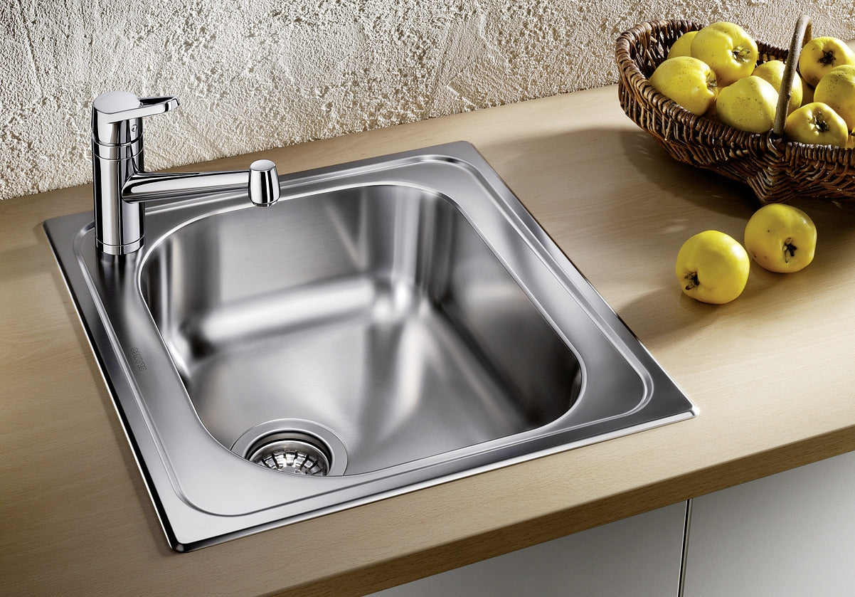 BLANCO TIPO 45 Edelstahl Naturfinish ohne Ablauffernbedienung 525320