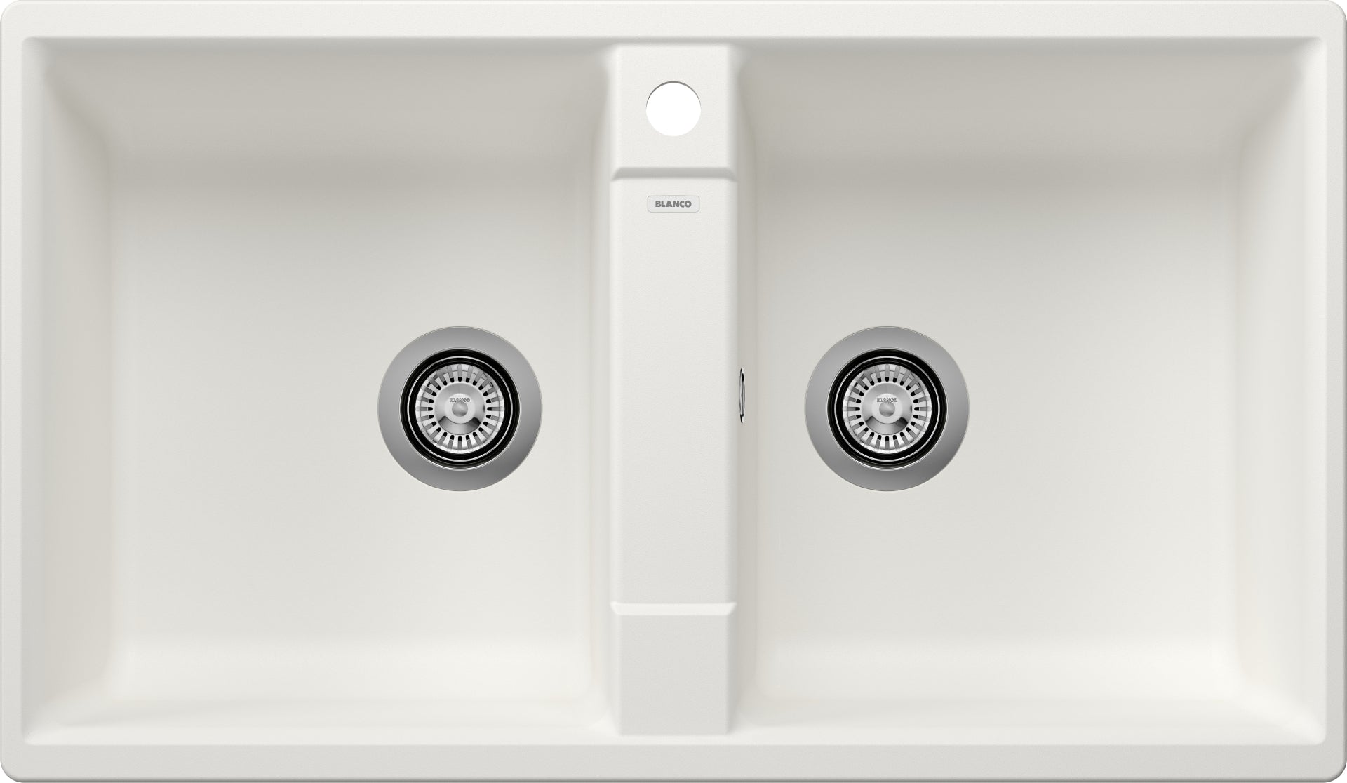 BLANCO ZIA 9 SILGRANIT ohne Ablauffernbedienung weiß 516678