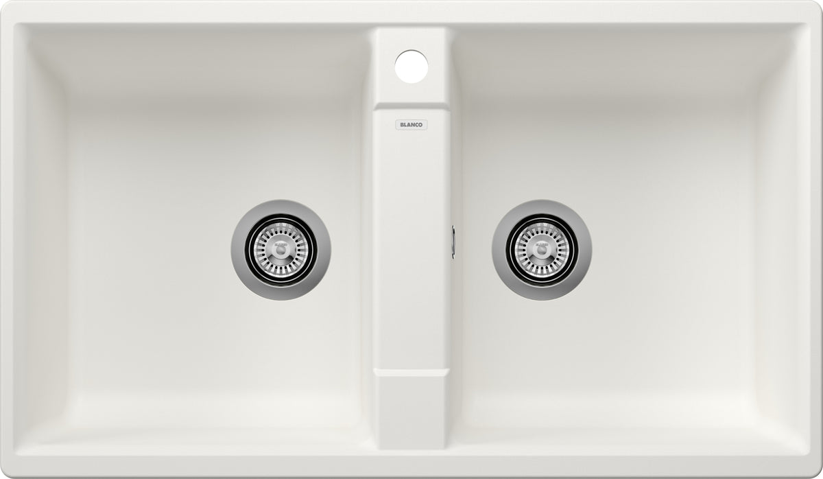 BLANCO ZIA 9 SILGRANIT ohne Ablauffernbedienung weiß 516678