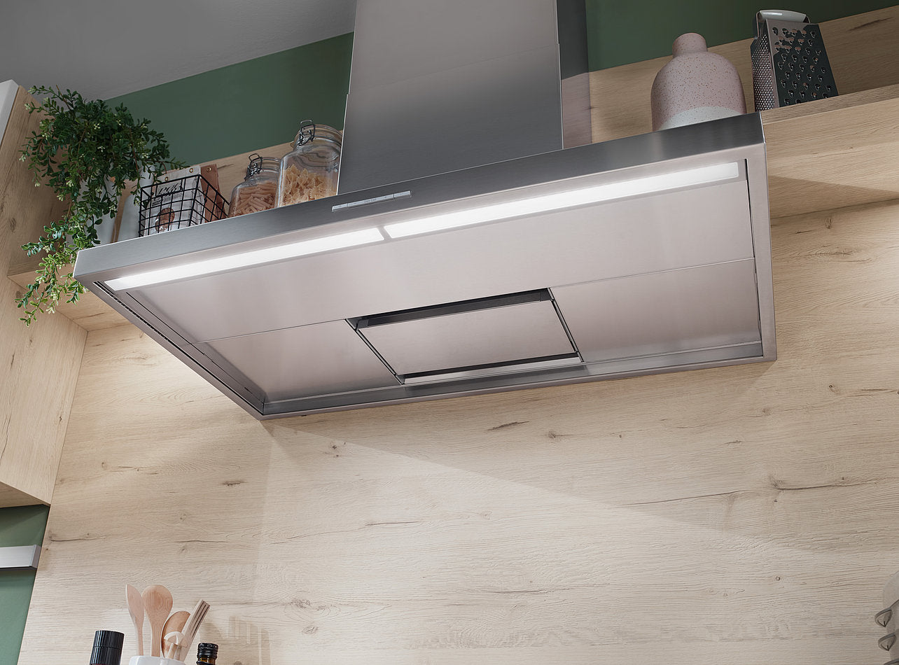 berbel Wandhaube Smartline 90 Edelstahl BWH 90 ST mit Teleskopkamin 1060002