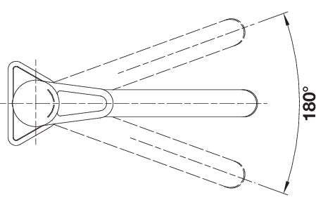 BLANCOWEGA-F II  metallische Oberfläche Hochdruck chrom 526404
