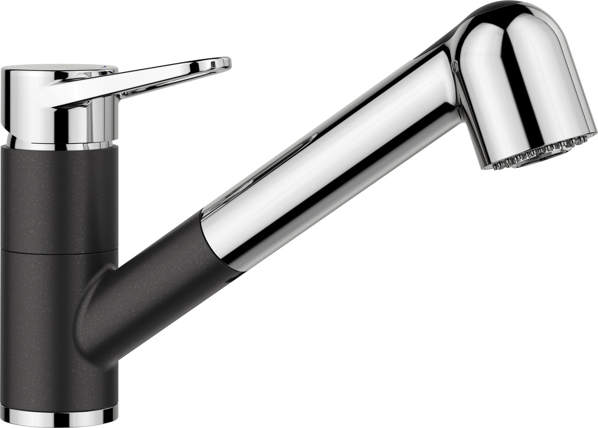 BLANCOWEGA-S II  SILGRANIT-Look zweifarbig Hochdruck anthrazit/chrom 526420
