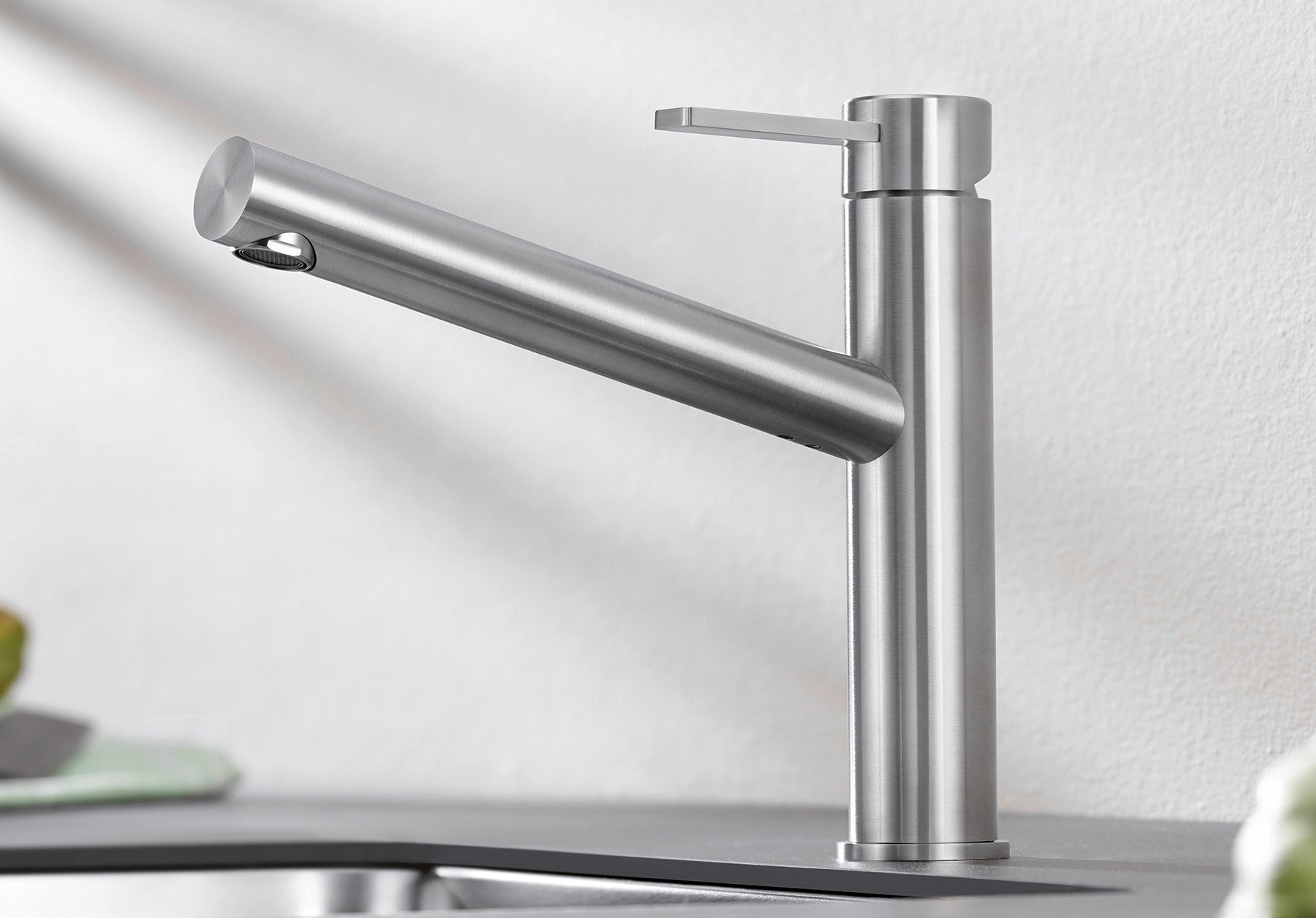 BLANCO AMBIS metallische Oberfläche Hochdruck Edelstahl gebürstet 523118