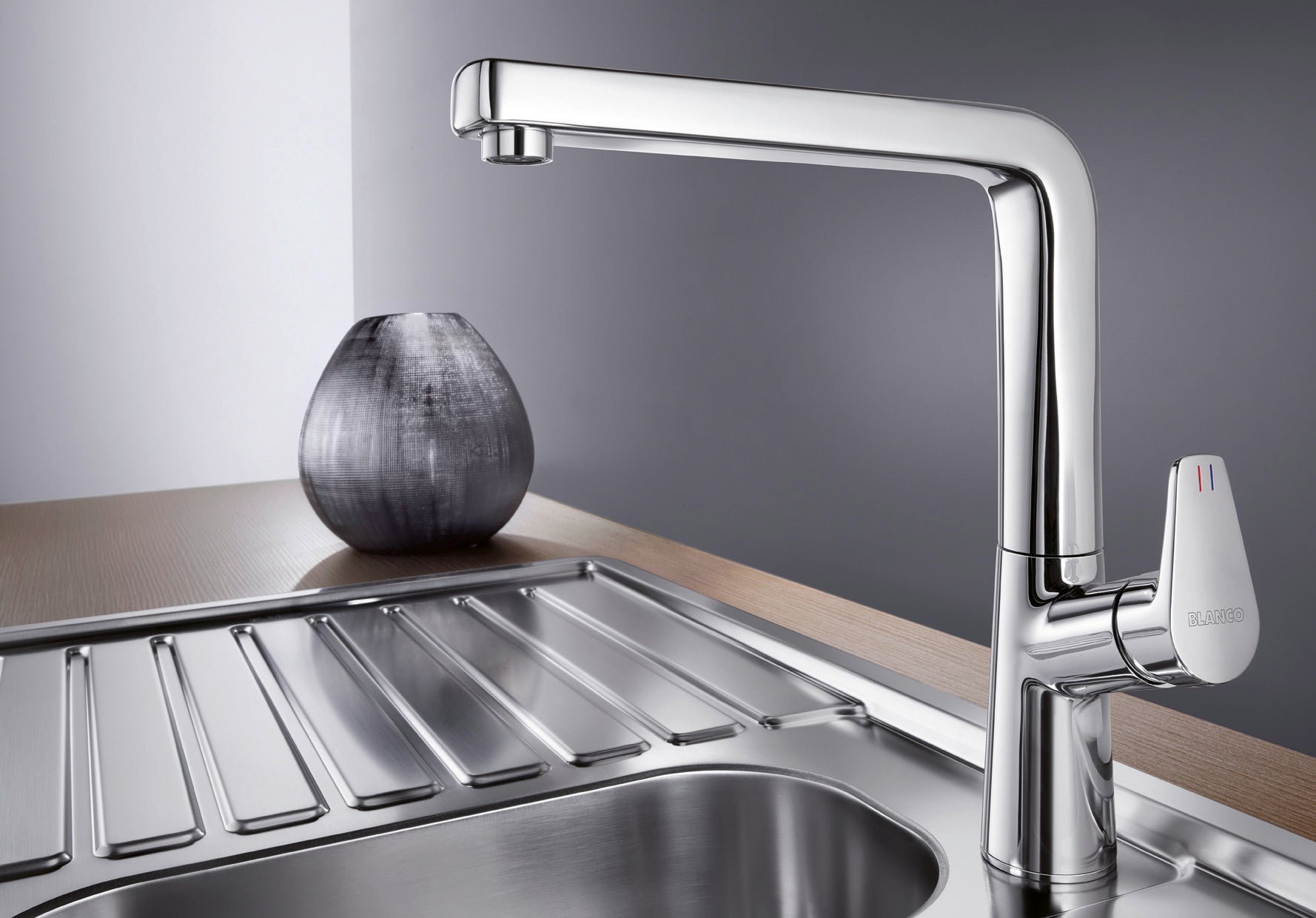 BLANCO AVONA metallische Oberfläche Hochdruck chrom 521267