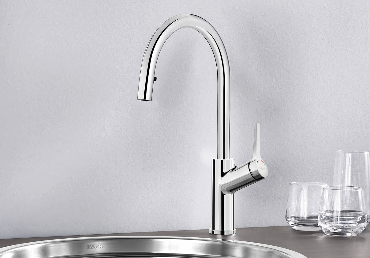 BLANCO CARENA-S metallische Oberfläche Hochdruck chrom 520767
