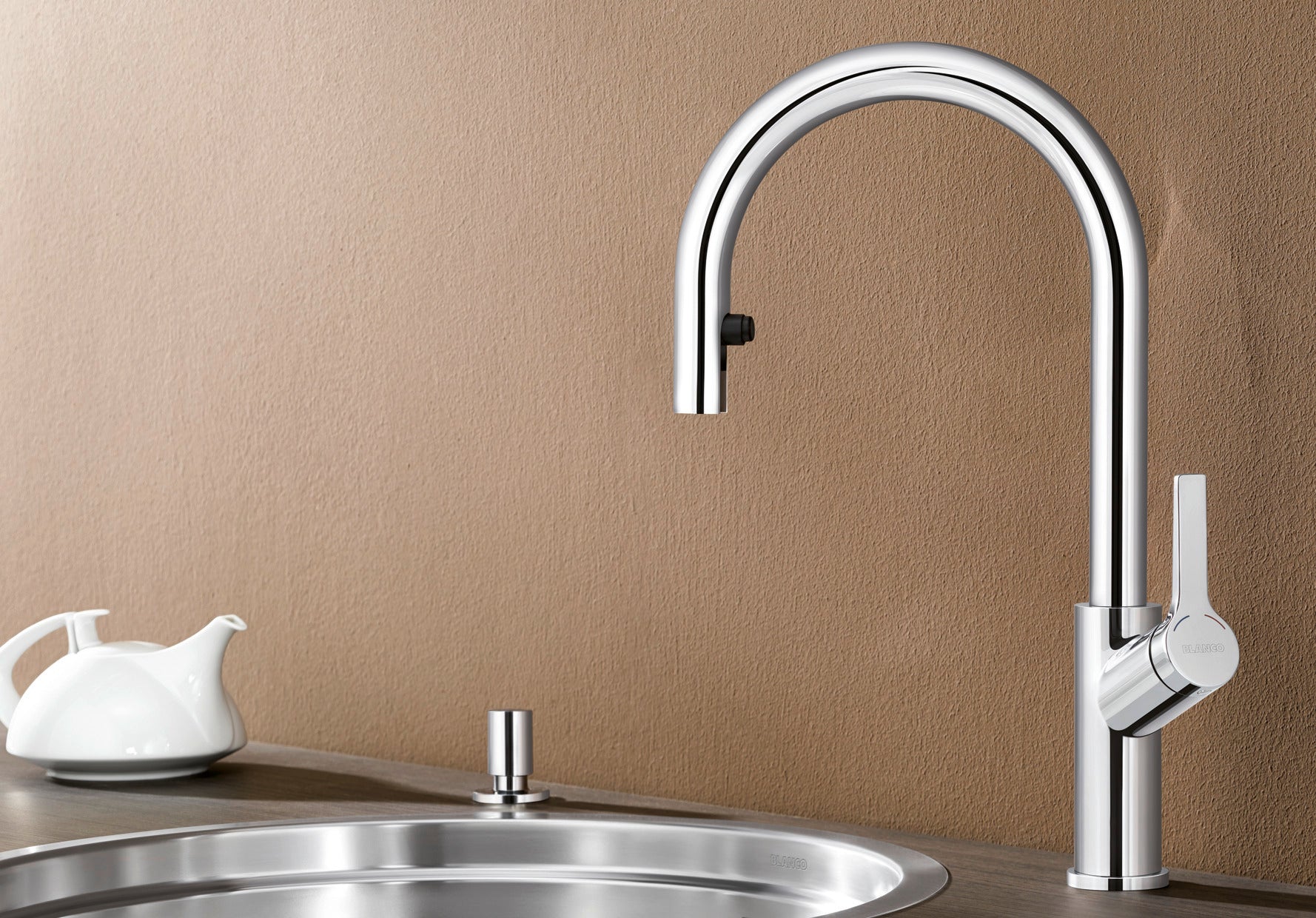 BLANCO CARENA-S Vario metallische Oberfläche Hochdruck chrom 521356