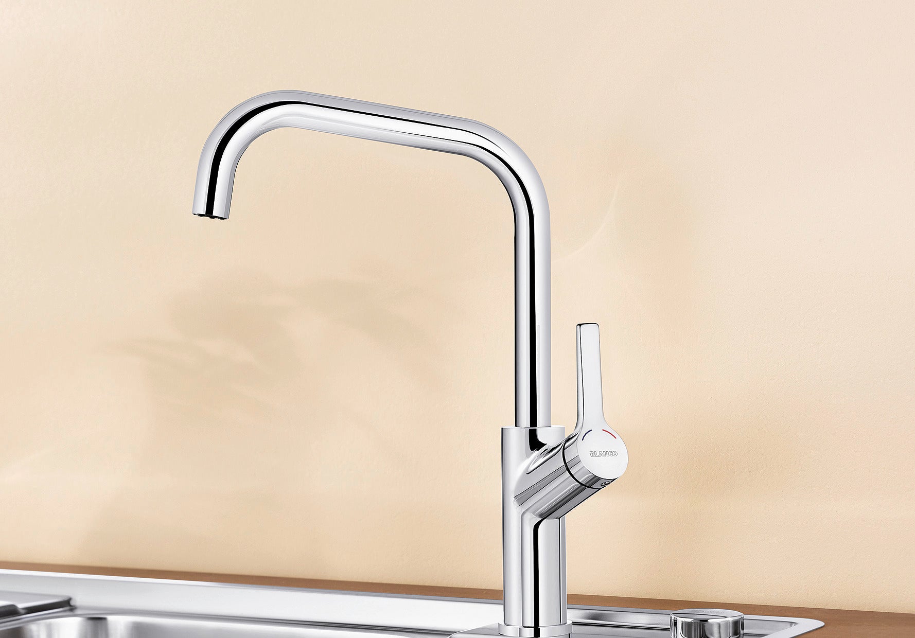 BLANCO JURENA metallische Oberfläche Hochdruck chrom 520764
