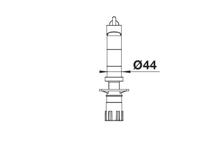 BLANCO KANO-F metallische Oberfläche Hochdruck chrom 527959