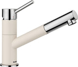 BLANCO KANO-S SILGRANIT-Look zweifarbig Hochdruck softweiß/chrom 526953