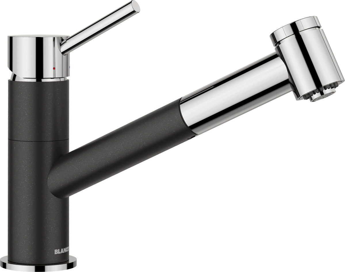BLANCO KANO-S Vario SILGRANIT-Look zweifarbig Hochdruck anthrazit/chrom 527962