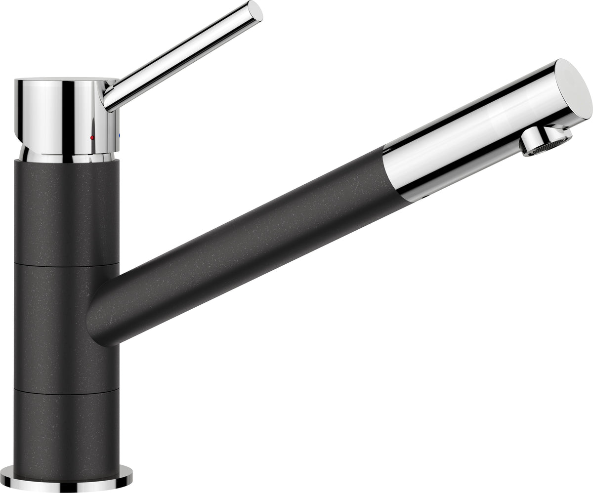 BLANCO KANO SILGRANIT-Look zweifarbig Hochdruck anthrazit/chrom 525028
