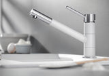 BLANCO KANO SILGRANIT-Look zweifarbig Hochdruck vulkangrau/chrom 526950