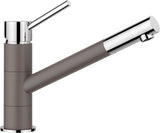 BLANCO KANO SILGRANIT-Look zweifarbig Hochdruck vulkangrau/chrom 526950