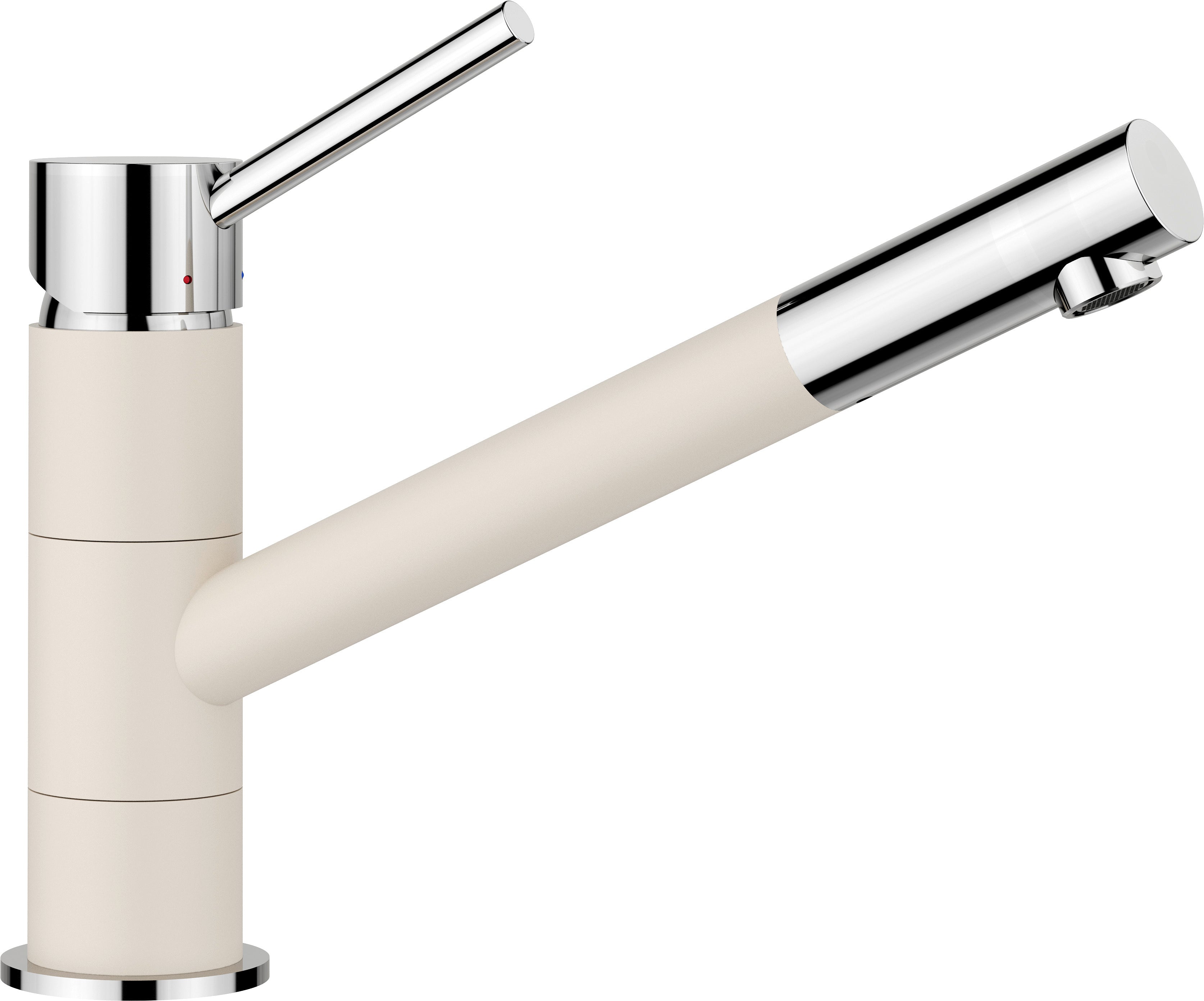 BLANCO KANO SILGRANIT-Look zweifarbig Hochdruck softweiß/chrom 526951
