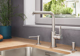 BLANCO LANORA-F metallische Oberfläche Niederdruck Edelstahl gebürstet 526181