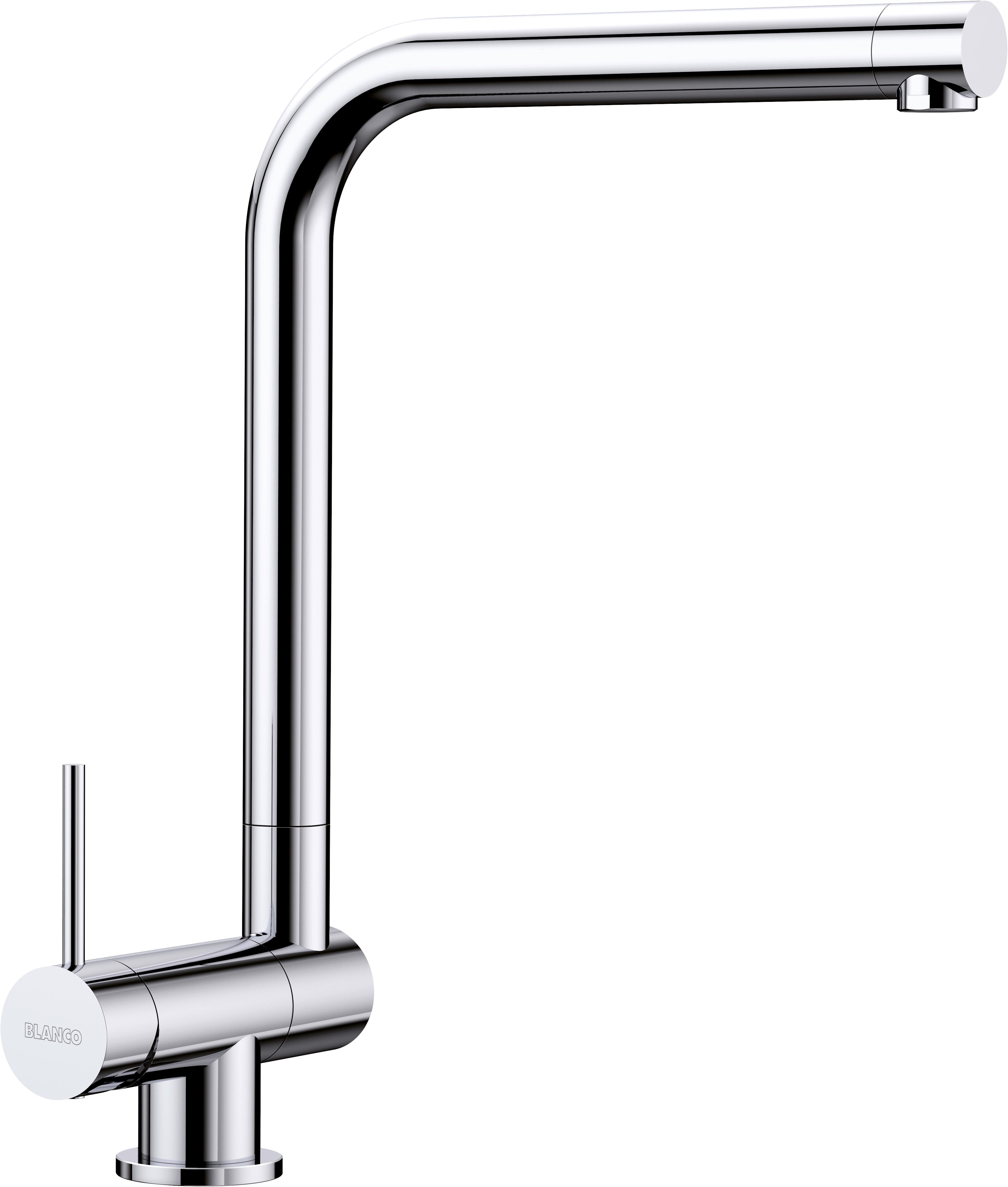 BLANCO LARESSA-F metallische Oberfläche Hochdruck Hebel links chrom 521546