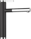 BLANCO LINEE-S SILGRANIT-Look zweifarbig Hochdruck anthrazit/chrom 518438