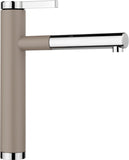 BLANCO LINEE-S SILGRANIT-Look zweifarbig Hochdruck tartufo/chrom 518446