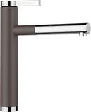 BLANCO LINEE-S SILGRANIT-Look zweifarbig Hochdruck felsgrau/chrom 518804