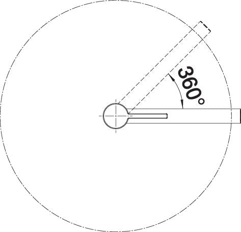 BLANCO LINEE metallische Oberfläche Hochdruck chrom 517594