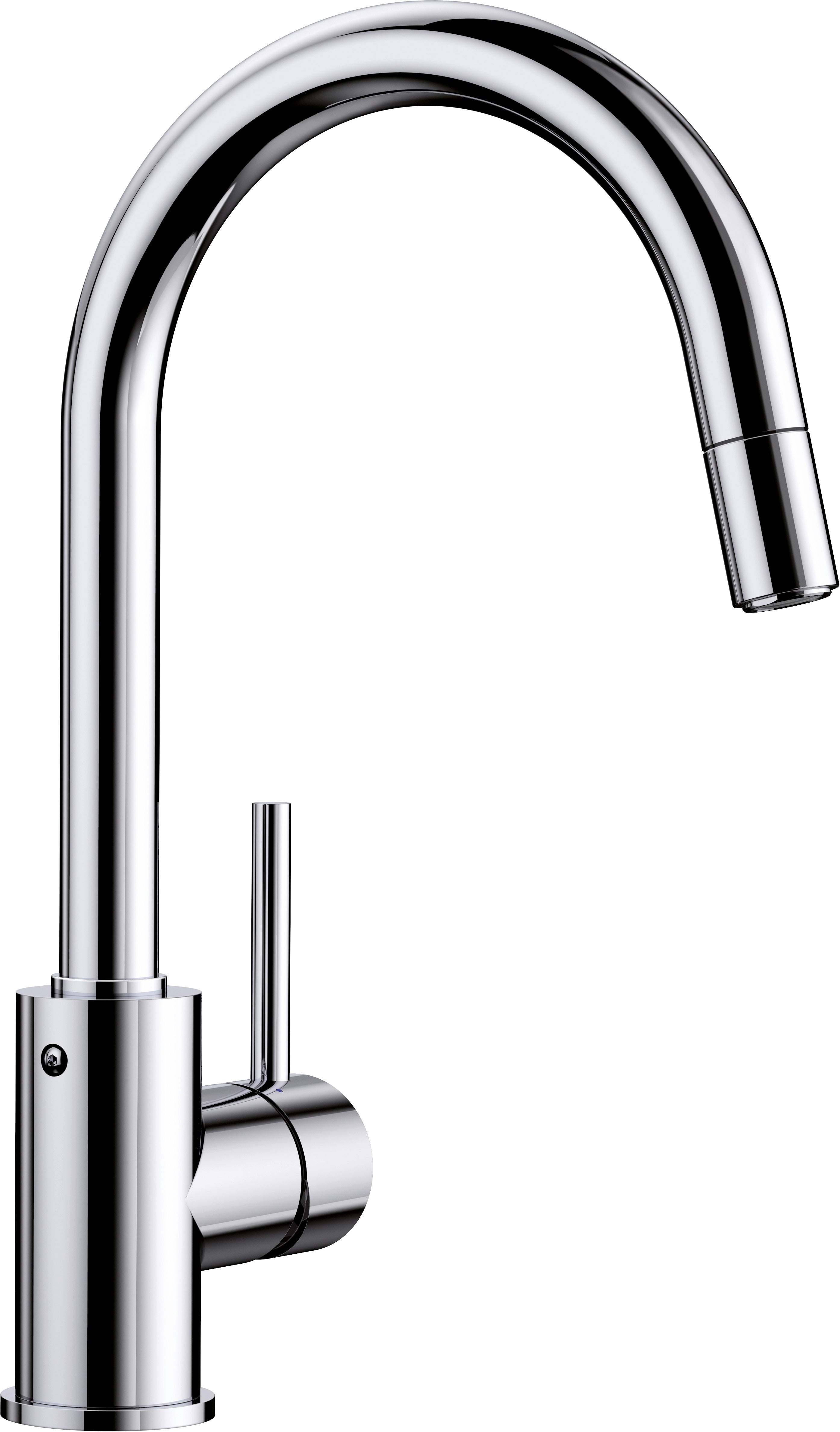 BLANCO MIDA-S metallische Oberfläche Hochdruck chrom 521454
