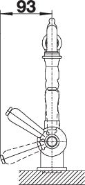 BLANCO TRADON metallische Oberfläche Hochdruck chrom 515990
