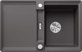 BLANCO ADIRA 45 S-F SILGRANIT mit Ablauffernbedienung mit Zubehör reversibel felsgrau 527595