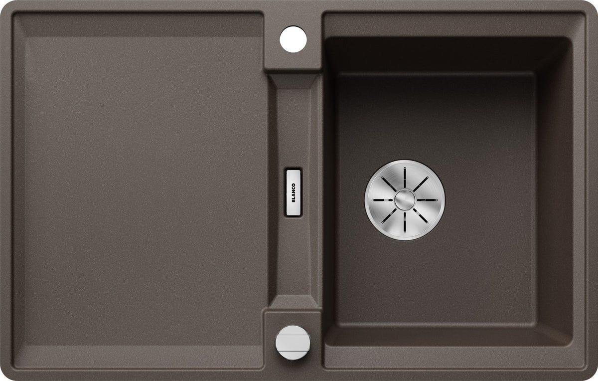 BLANCO ADIRA 45 S-F SILGRANIT mit Ablauffernbedienung mit Zubehör reversibel café 527600