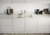 BLANCO ADIRA 45 S SILGRANIT mit Ablauffernbedienung mit Zubehör reversibel café 527592