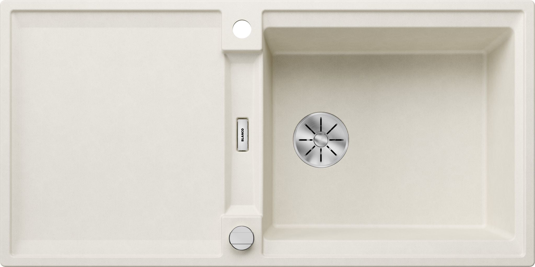 BLANCO ADIRA XL 6 S-F SILGRANIT mit Ablauffernbedienung mit Zubehör reversibel softweiß 527630