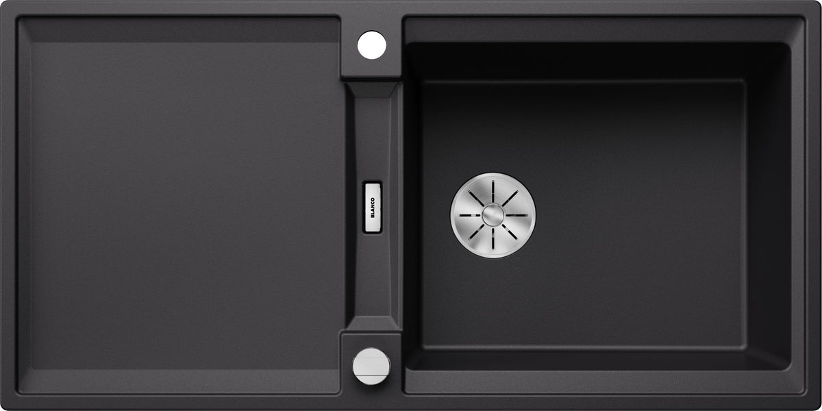 BLANCO ADIRA XL 6 S SILGRANIT mit Ablauffernbedienung mit Zubehör reversibel schwarz 527617