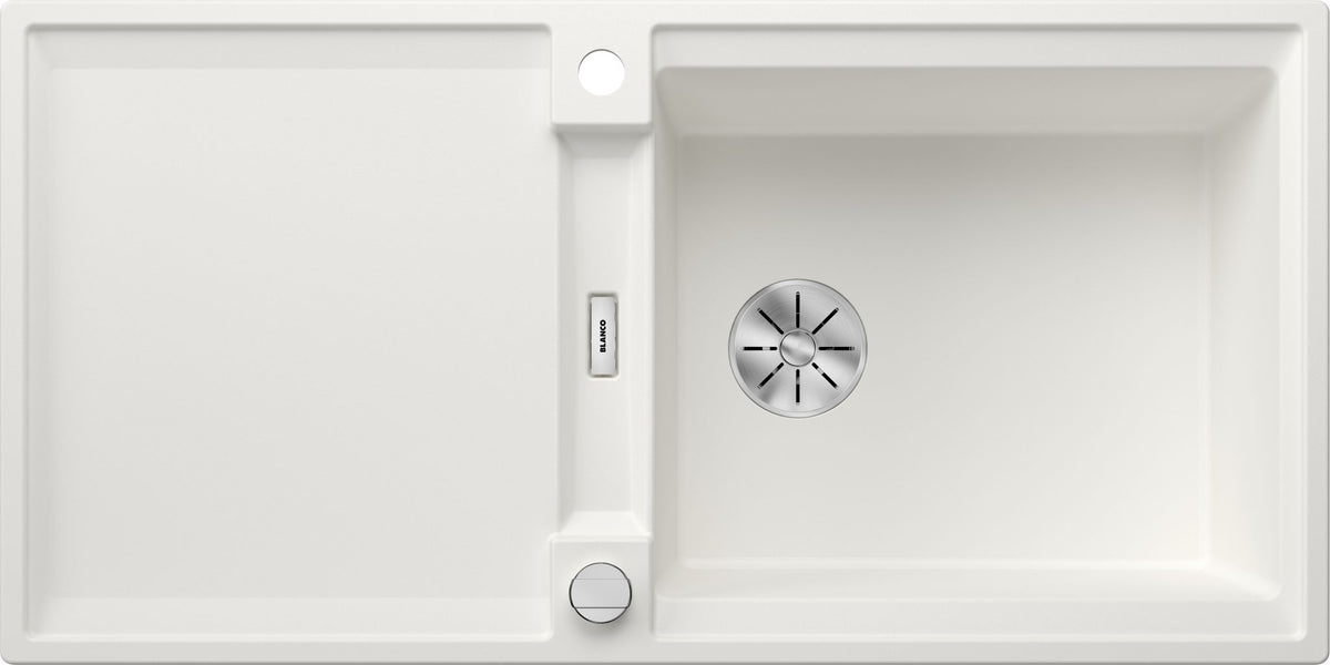 BLANCO ADIRA XL 6 S SILGRANIT mit Ablauffernbedienung mit Zubehör reversibel weiß 527621