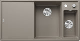 BLANCO AXIA III 6 S SILGRANIT mit Ablauffernbedienung inkl. Holzschneidbrett Becken rechts tartufo 523469