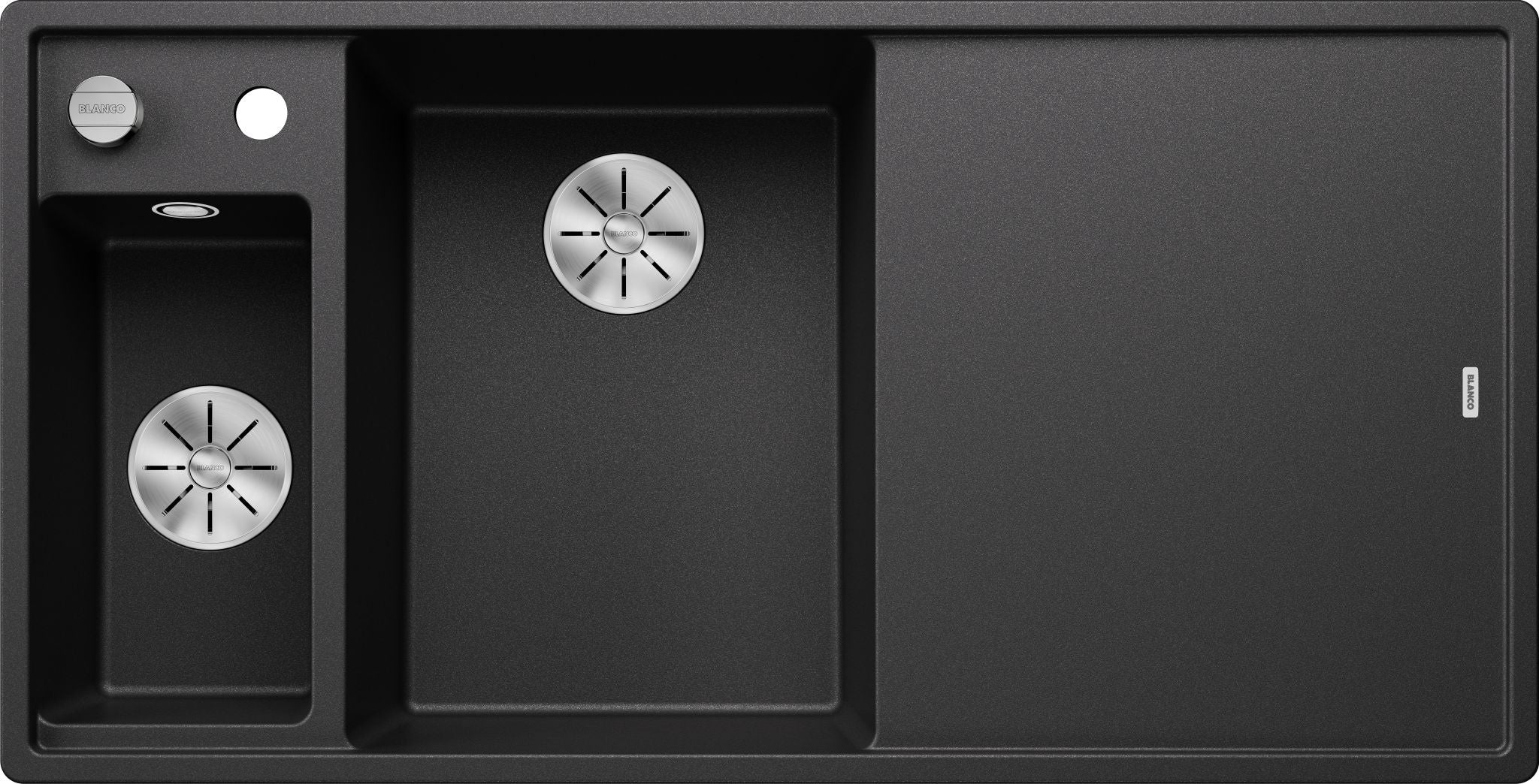 BLANCO AXIA III 6 S SILGRANIT mit Glasschneidbrett Becken links anthrazit 524653