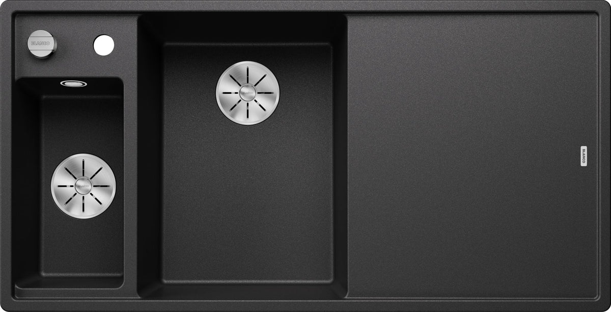 BLANCO AXIA III 6 S SILGRANIT mit Glasschneidbrett Becken links anthrazit 524653