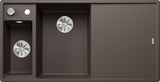BLANCO AXIA III 6 S SILGRANIT mit Glasschneidbrett Becken links café 524662