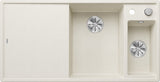 BLANCO AXIA III 6 S SILGRANIT mit Ablauffernbedienung inkl. Glasschneidbrett Becken rechts softweiß 527045