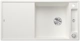BLANCO AXIA III XL 6 S SILGRANIT mit Ablauffernbedienung inkl. Glasschneidbrett reversibel weiß 523514