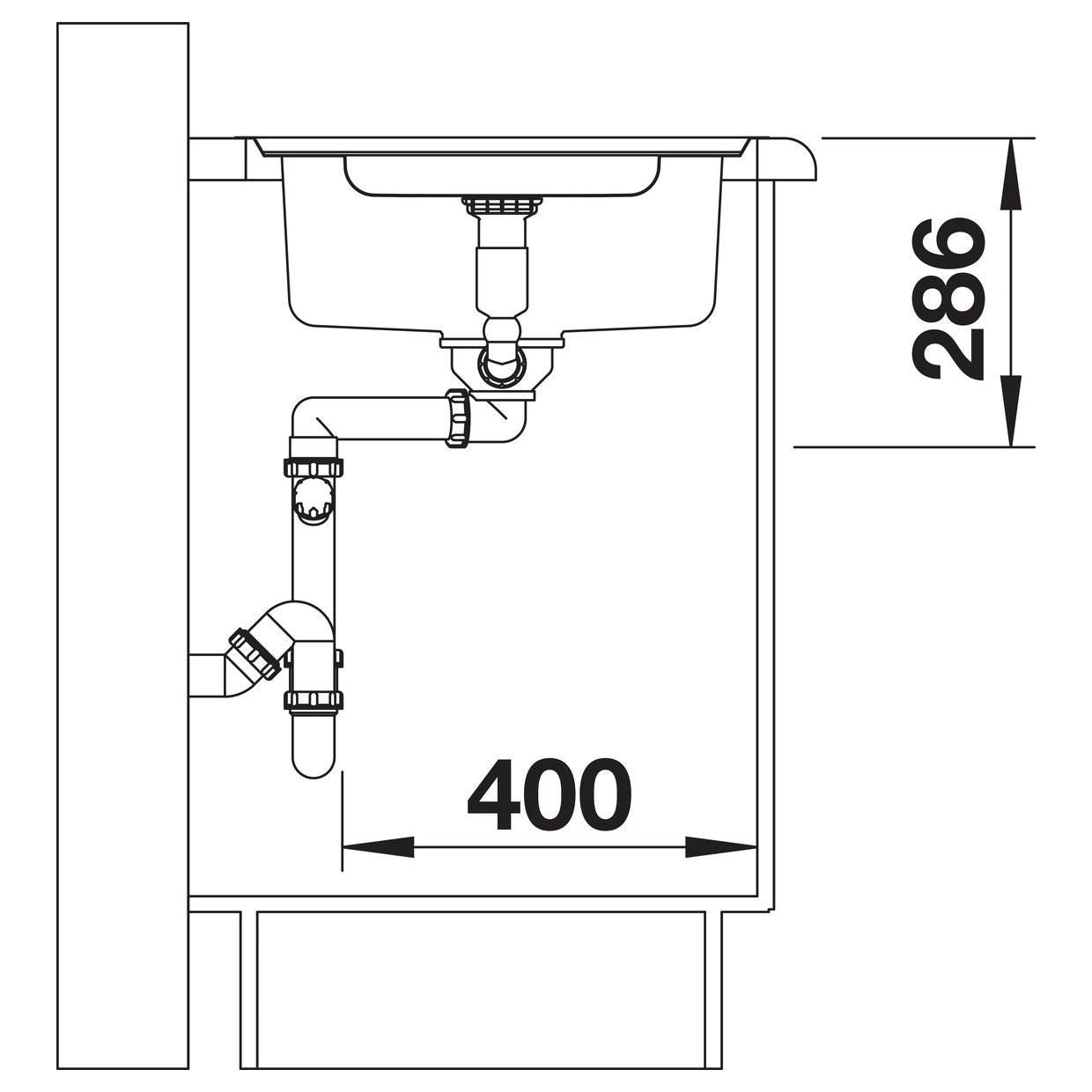BLANCO CLASSIC Pro 5 S-IF Edelstahl Seidenglanz mit Ablauffernbedienung mit Schale 523663
