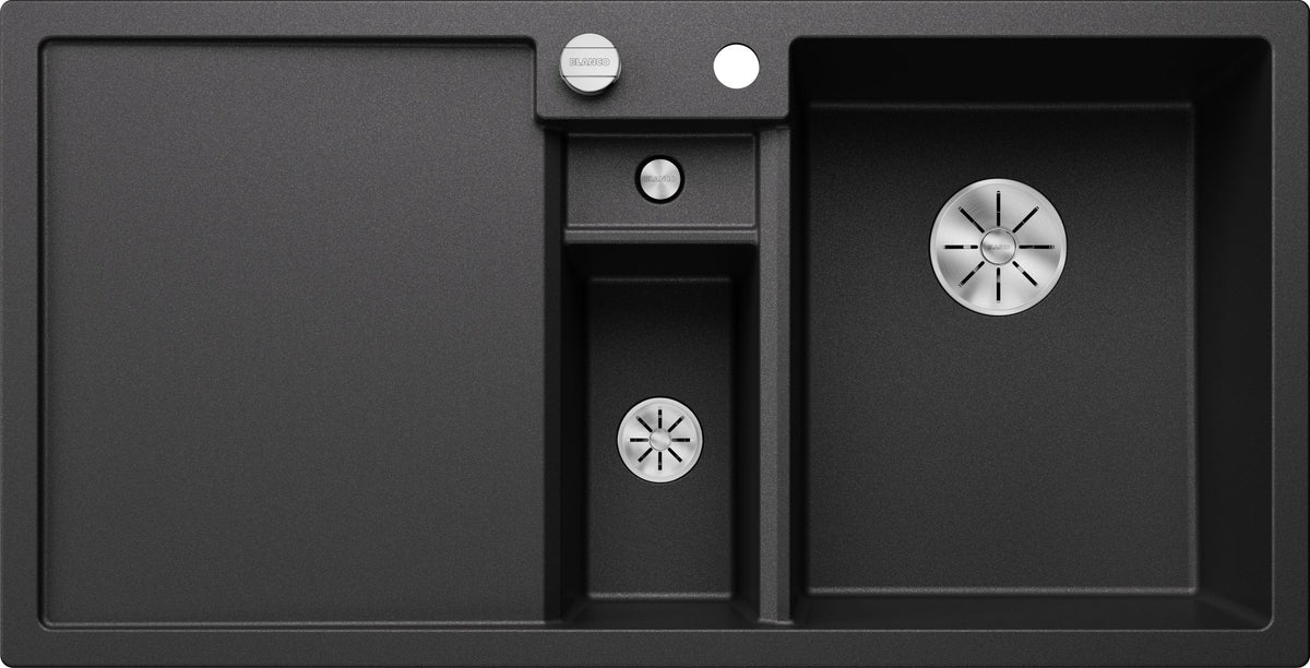 BLANCO COLLECTIS 6 S SILGRANIT mit Ablauffernbedienung Becken rechts anthrazit 523344
