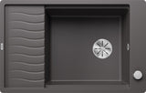 BLANCO ELON XL 6 S-F SILGRANIT mit Ablauffernbedienung mit Zubehör reversibel felsgrau 524855