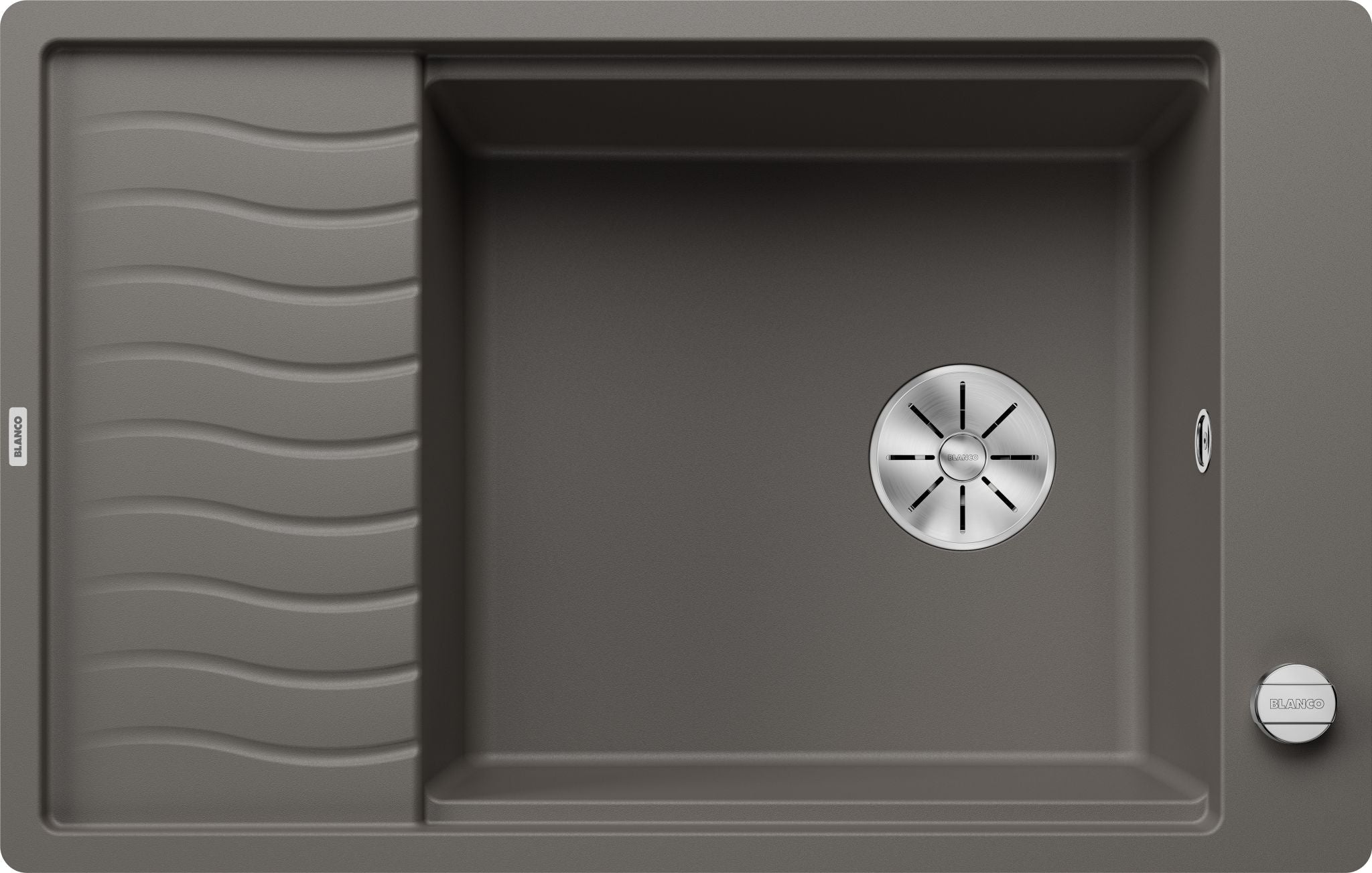 BLANCO ELON XL 6 S-F SILGRANIT mit Ablauffernbedienung mit Zubehör reversibel vulkangrau 527254