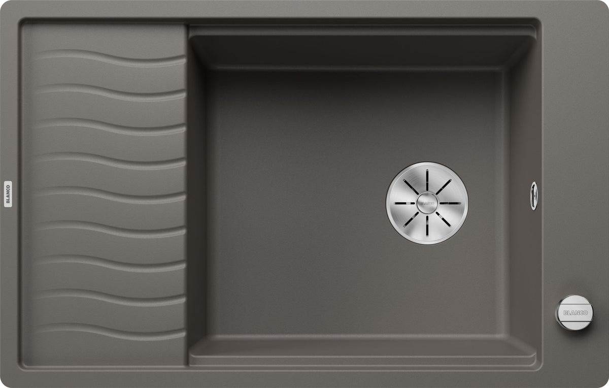 BLANCO ELON XL 6 S-F SILGRANIT mit Ablauffernbedienung mit Zubehör reversibel vulkangrau 527254